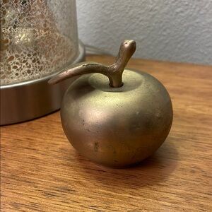Vintage Brass Apple Bell